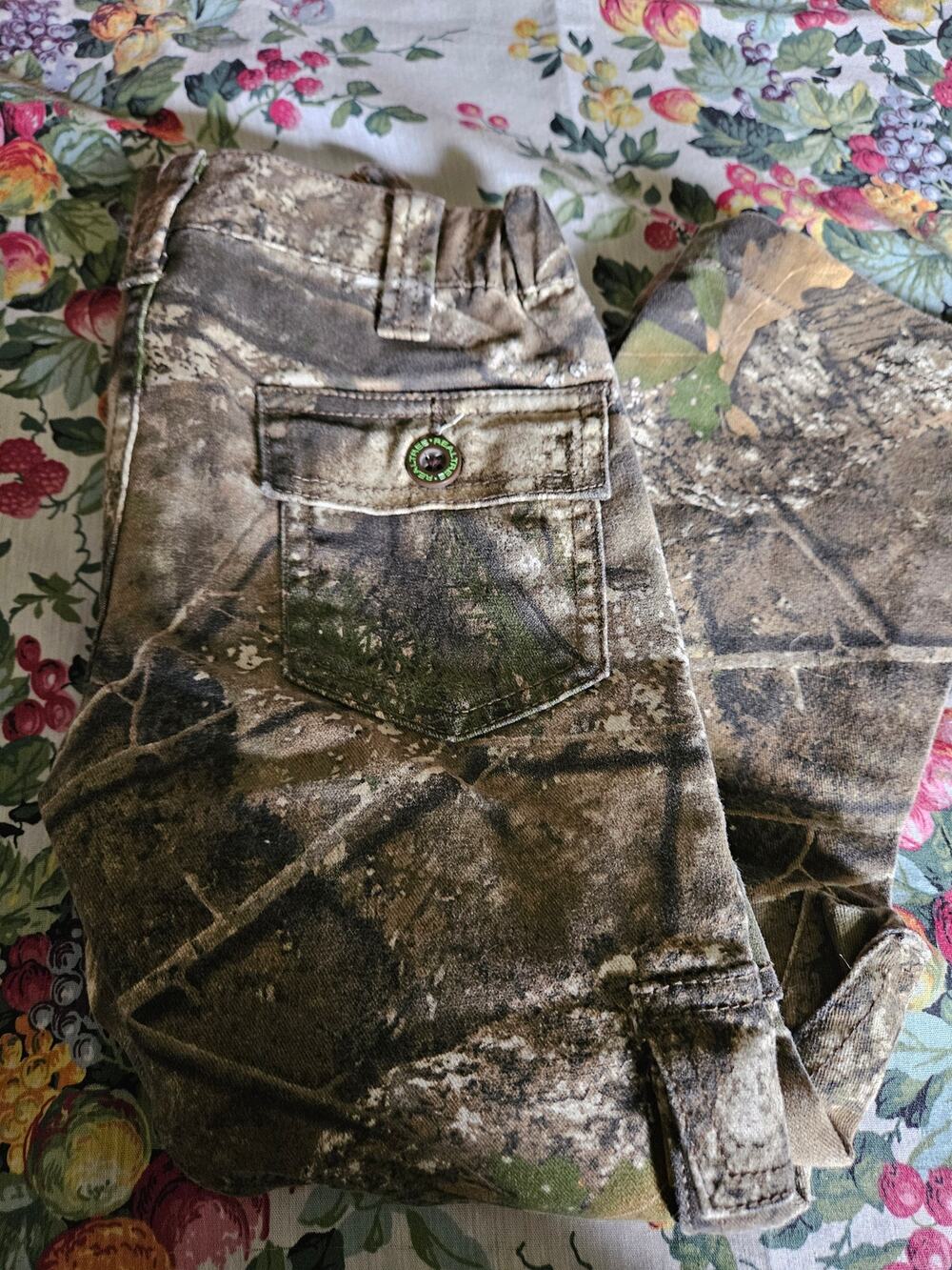 Realtree Camo Cargo Pants Boys XS (4–5) Hunting Outdoor